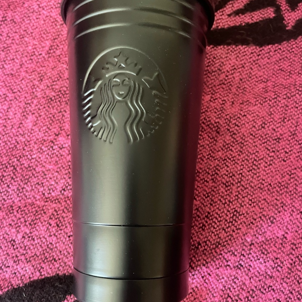 New Starbucks cup with straw